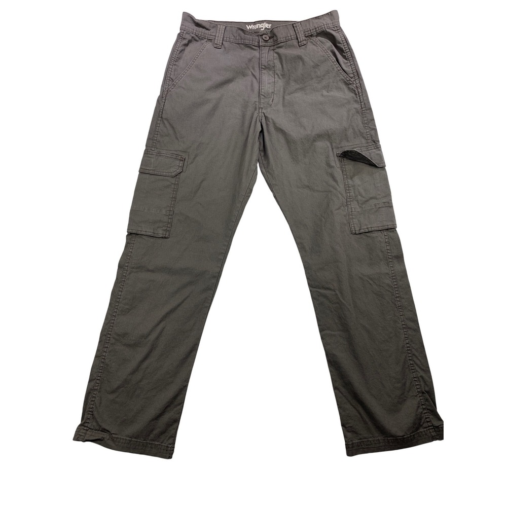 Wrangler Mens Cargo Pants Brown Casual Utility Outdoor Workwear Trousers